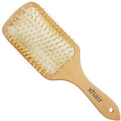 Šepetys plaukams Xhair Paddle Brush medinis 1 vnt. kaina ir informacija | Šepečiai, šukos, žirklės | pigu.lt