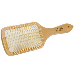 Šepetys plaukams Xhair Paddle Brush medinis 1 vnt. цена и информация | Расчески, щетки для волос, ножницы | pigu.lt