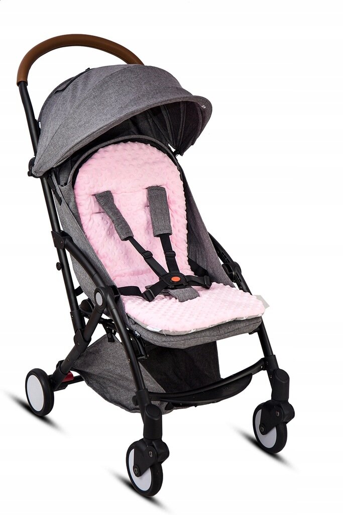 Vaikiško vežimėlio įdėklas Babymam, Pink, 71x35 cm kaina ir informacija | Vežimėlių priedai | pigu.lt