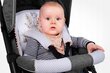 Vaikiško vežimėlio įdėklas Babymam, Beige, 71x35 cm kaina ir informacija | Vežimėlių priedai | pigu.lt