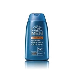 Avon Care Essential Men "3 в 1" Шампунь, кондиционер и гель для душа для мужчин с витамином Е, 200мл цена и информация | Шампуни | pigu.lt