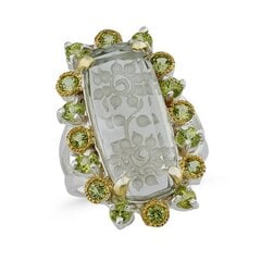 Серебряное (925) кольцо с драгоценными камнями, код f50343, EU-55 (~17,5 мм) F50343EU-55 цена и информация | Кольца | pigu.lt