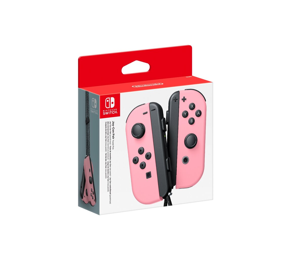 Nintendo Switch Joy-Con Pair Pastel Pink цена и информация | Žaidimų pultai  | pigu.lt