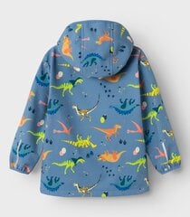 Name It детская куртка софтшелл 13223477*01, голубой/оранжевый 5715508392728 цена и информация | Куртка для мальчика | pigu.lt