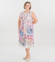 Hansmark женское платье Lee 68195*01, бежевый/синий 4741653100360 цена и информация | Платья | pigu.lt