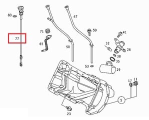 "Mercedes Benz" alyvos purkštukas originalus A166010007264 kaina ir informacija | Auto reikmenys | pigu.lt