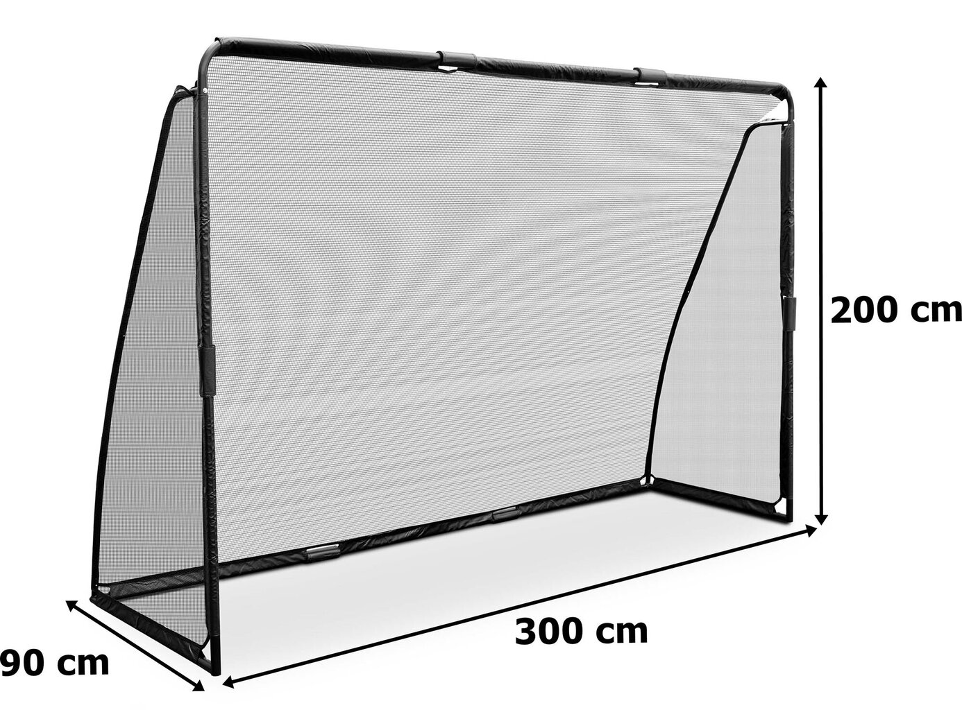 Futbolo vartai, 300x200 cm kaina ir informacija | Futbolo vartai ir tinklai | pigu.lt