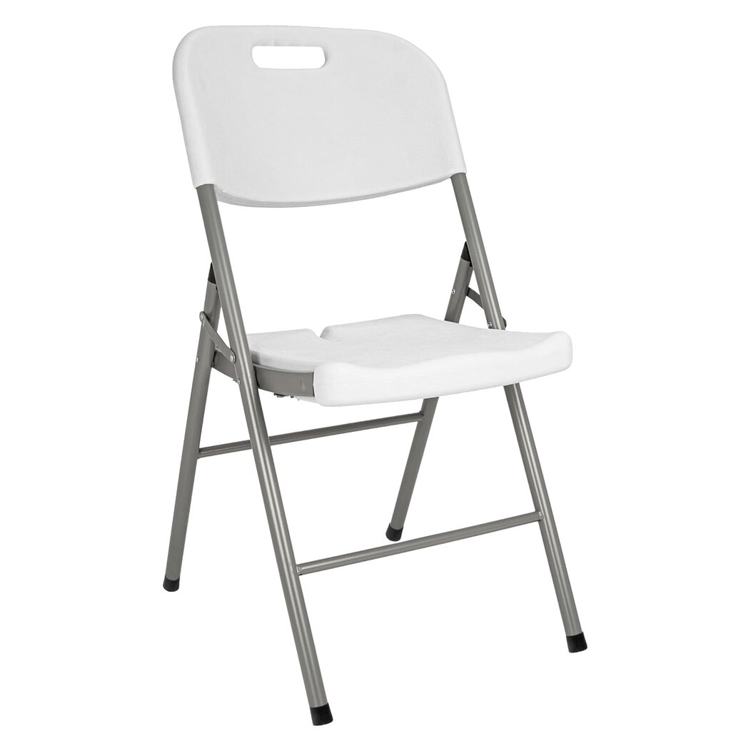 Sulankstoma kėdė, balta kaina ir informacija | Lauko kėdės, foteliai, pufai | pigu.lt