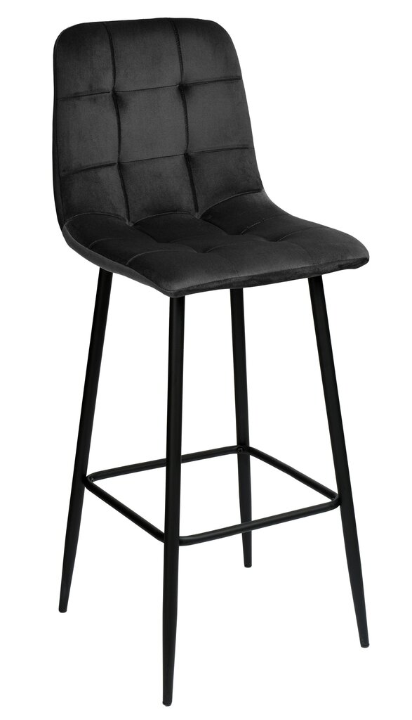 Baro kėdė Hamilton, juoda kaina ir informacija | Virtuvės ir valgomojo kėdės | pigu.lt