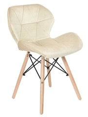 Kėdė, smėlio spalvos kaina ir informacija | Virtuvės ir valgomojo kėdės | pigu.lt