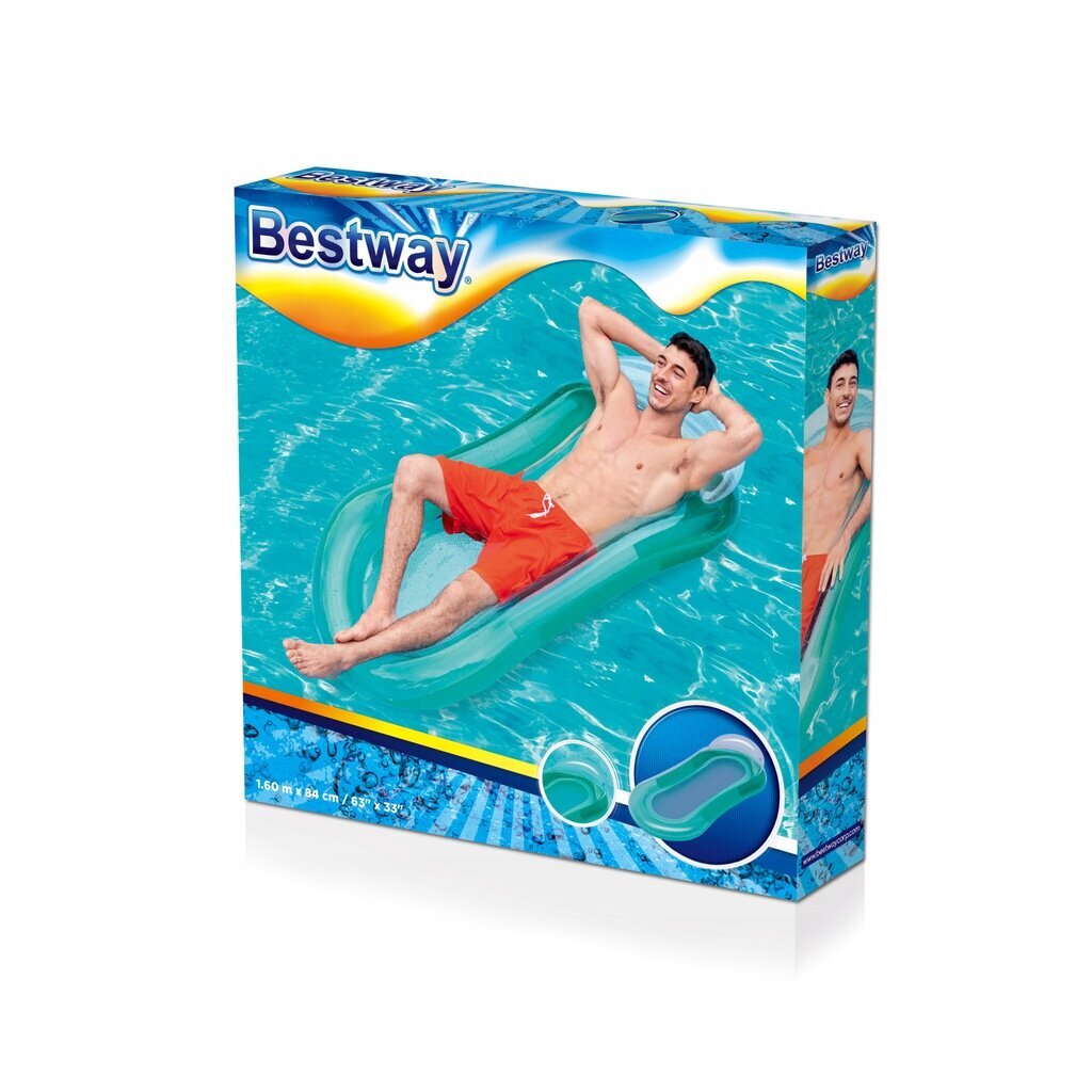 Plaukimo čiūžinys Bestway, 160x84 cm kaina ir informacija | Pripučiami čiužiniai ir baldai | pigu.lt