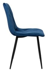 мягкое бархатное кресло - madison, темно-синий цена и информация | Стулья для кухни и столовой | pigu.lt
