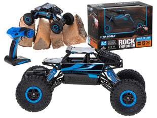Nuotoliu valdomas automobilis Rock Crawler, mėlynas kaina ir informacija | Žaislai berniukams | pigu.lt