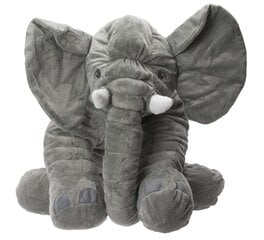 Талисман из плюша "Слон", 60 см, серый цена и информация | Мягкие игрушки | pigu.lt