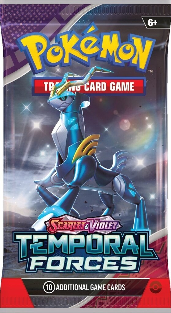 Pokemon TCG - Scarlet & Violet 5 Temporal Forces Booster kaina ir informacija | Stalo žaidimai, galvosūkiai | pigu.lt