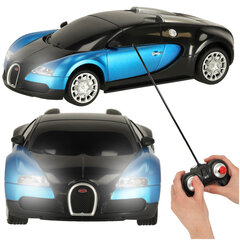 Машина на дистанционном управлении Bugatti Veyron, синяя цена и информация | Игрушки для мальчиков | pigu.lt