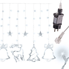 Рождественская гирлянда 138 LED, 2,5 м. цена и информация | Гирлянды | pigu.lt