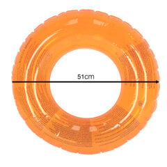 Pripučiamas plaukimo ratas Bestway 51 cm, oranžinis kaina ir informacija | Pripučiamos ir paplūdimio prekės | pigu.lt
