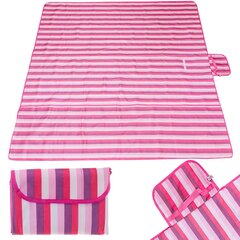 Пляжный коврик, XXL, 200 x 200 см, розовый цена и информация | Туристические матрасы и коврики | pigu.lt