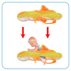 Надувной балдахин-колесо для детей, 6-18 месяцев, желтый цена и информация | Надувные и пляжные товары | pigu.lt