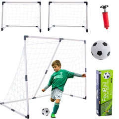 Vaikų futbolo vartai, 2in1, 143 cm. x 110 cm. x 70 cm. kaina ir informacija | Futbolo vartai ir tinklai | pigu.lt