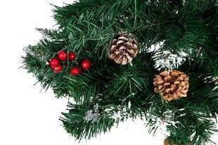 Kalėdinė eglutė, 160 cm kaina ir informacija | Eglutės, vainikai, stovai | pigu.lt