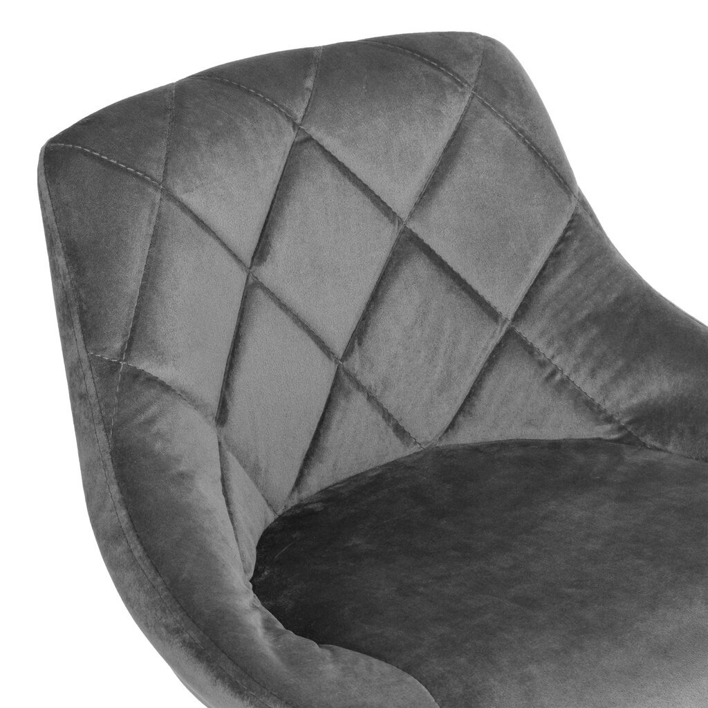 Baro kėdė Cydro, pilka/sidabrinė kaina ir informacija | Virtuvės ir valgomojo kėdės | pigu.lt