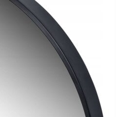 современное зеркало - sander, 50 см, черное цена и информация | Зеркала | pigu.lt