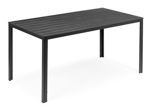 Lauko stalas, 156x78 cm, pilkas kaina ir informacija | Lauko stalai, staliukai | pigu.lt