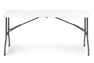 Lauko stalas ModernHome 153 cm, baltas kaina ir informacija | Lauko stalai, staliukai | pigu.lt