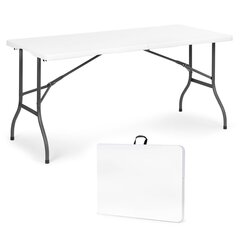 Lauko stalas ModernHome 153 cm, baltas kaina ir informacija | Lauko stalai, staliukai | pigu.lt