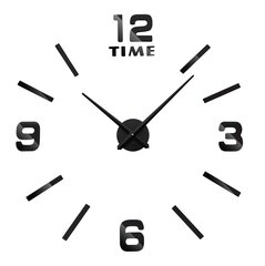 настенные часы, черные цена и информация | Часы | pigu.lt