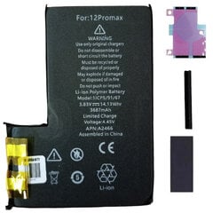 Akumuliatorius ORG skirtas iPhone 12 Pro Max 3687mAh without BMS su lipduku kaina ir informacija | Akumuliatoriai telefonams | pigu.lt