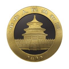 30 g sidabrinė, spalvota moneta Panda, Auksinė naktis, Kinija 2022 kaina ir informacija | Investicinis auksas, sidabras | pigu.lt