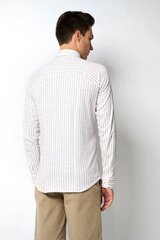 Marškiniai vyrams 54069-5, balti цена и информация | Мужские рубашки | pigu.lt