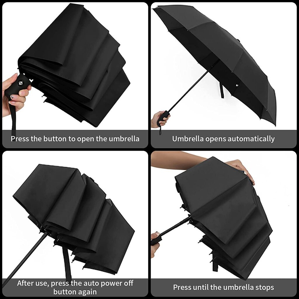 Automatinis skėtis moterims Need 4You, smėlio kaina ir informacija | Moteriški skėčiai | pigu.lt