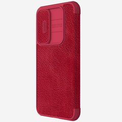 Nillkin Qin Book PRO Case for Samsung Galaxy A55 5G Red цена и информация | Чехлы для телефонов | pigu.lt