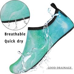 Обувь для плавания унисекс Saguaro, зеленый цена и информация | Обувь для плавания | pigu.lt