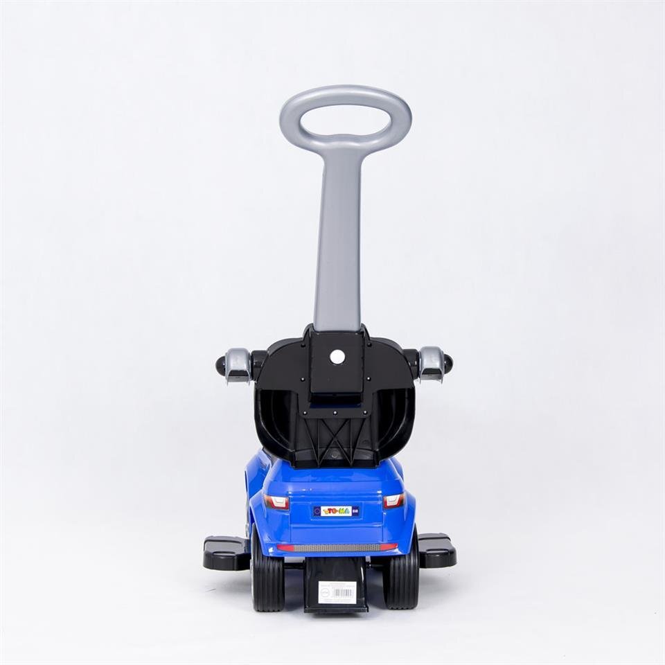 Paspiriamas vaikiškas automobilis-stumdukas su rankena Rider, mėlyna kaina ir informacija | Žaislai kūdikiams | pigu.lt