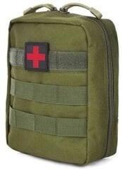 Тактическая сумка первой помощи E51 зеленая цена и информация | Чемоданы, дорожные сумки | pigu.lt