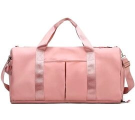 Дорожная сумка T59 розовая цена и информация | Чемоданы, дорожные сумки  | pigu.lt
