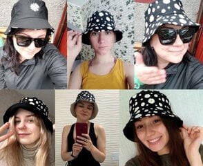 Реверсивная солнцезащитная шляпа ER7 цена и информация | Женские шапки | pigu.lt