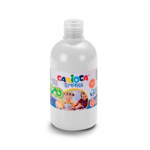 Guašas vaikams Carioca, 500 ml, baltas kaina ir informacija | Piešimo, tapybos, lipdymo reikmenys | pigu.lt