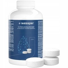 Таблетки для очистки и удаления жира Wessper 2в1 - 200 штук. цена и информация | Аксессуары для кофейных аппаратов | pigu.lt