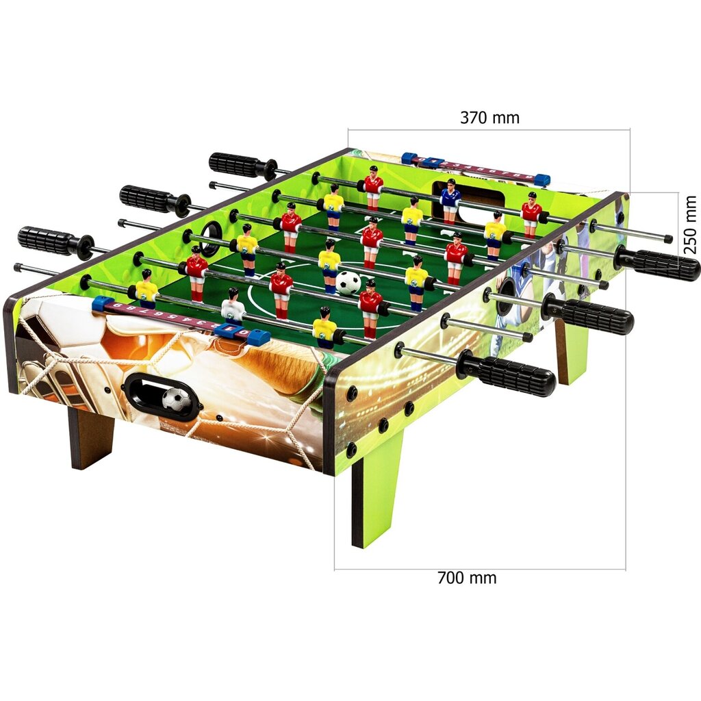 Stalo futbolas GamesPlanet, 70x37x25 cm цена и информация | Stalo futbolas | pigu.lt