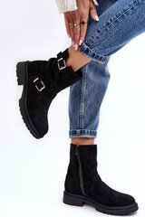 Aulinukai moterims Bliggore 465441217, juodi kaina ir informacija | Aulinukai, ilgaauliai batai moterims | pigu.lt