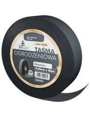 Tvoros juosta 4,75cm x 35m, John Green, antracitas + segtukai kaina ir informacija | Tvoros ir jų priedai | pigu.lt