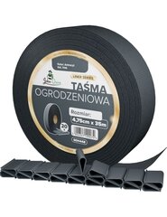 Tvoros juosta 4,75cm x 35m, John Green, antracitas + segtukai kaina ir informacija | Tvoros ir jų priedai | pigu.lt