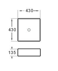 Praustuvas baltas 1 vnt GRG-4913 kaina ir informacija | Praustuvai | pigu.lt