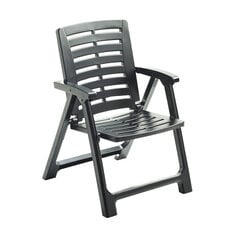Складное кресло Rexi, черное цена и информация | Садовые стулья, кресла, пуфы | pigu.lt